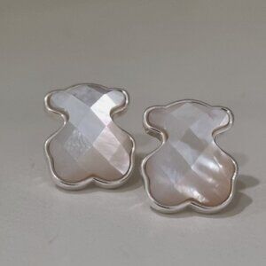Tous Color Stud Earrings with Mother of Pearl 15mm